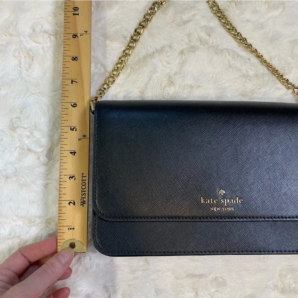NWOT Kate Spade Madison Medium Saffiano Flap Convertible Crossbody Purse Box Bag